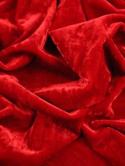 Load image into Gallery viewer, Red Heavy Activewear Crushed Stretch Velvet
