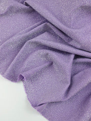 Load image into Gallery viewer, Lavender Shimmer Double Knit | 2YD PRECUT | Designer Deadstock