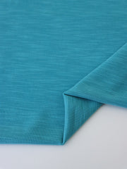 Load image into Gallery viewer, Sea Blue Cupro Slub Jersey