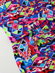 Load image into Gallery viewer, Geo Art Nylon Spandex Tricot
