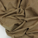 Load image into Gallery viewer, Aged Bronze Glitter Jersey Knit | 2YD PRECUT | Designer Deadstock
