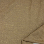 Load image into Gallery viewer, Aged Bronze Glitter Jersey Knit | 2YD PRECUT | Designer Deadstock

