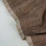 Load image into Gallery viewer, Russet Japanese Cotton Wool Tweed Mid-Weight Woven | By The Half Yard
