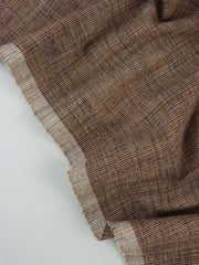 Load image into Gallery viewer, Russet Japanese Cotton Wool Tweed Mid-Weight Woven | By The Half Yard