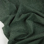 Load image into Gallery viewer, Forest Green Sparkle Jersey Knit | 2YD PRECUT | Designer Deadstock
