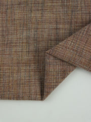 Load image into Gallery viewer, Russet Japanese Cotton Wool Tweed Mid-Weight Woven | By The Half Yard