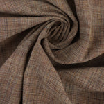 Load image into Gallery viewer, Russet Japanese Cotton Wool Tweed Mid-Weight Woven | By The Half Yard
