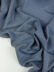 Load image into Gallery viewer, Atlantic Glitter Jersey Knit | 2YD PRECUT | Designer Deadstock