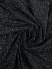 Load image into Gallery viewer, Black Sparkle Jersey Knit | 2YD PRECUT | Designer Deadstock