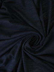 Load image into Gallery viewer, Black Cotton Modal Slub Jersey Knit
