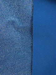 Load image into Gallery viewer, Cobalt Blue Shimmer Double Knit | 2YD PRECUT | Designer Deadstock
