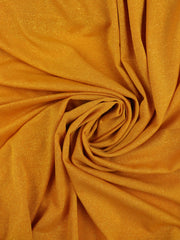 Load image into Gallery viewer, Mustard Glitter Jersey Knit | 2YD PRECUT | Designer Deadstock