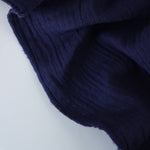 Load image into Gallery viewer, Navy Cotton Double Gauze
