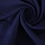 Load image into Gallery viewer, Navy Cotton Double Gauze
