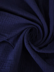 Load image into Gallery viewer, Navy Cotton Double Gauze