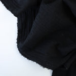 Load image into Gallery viewer, Black Cotton Double Gauze

