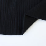 Load image into Gallery viewer, Black Cotton Double Gauze
