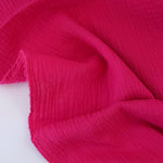 Load image into Gallery viewer, Fuchsia Cotton Double Gauze

