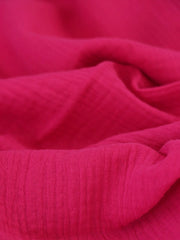 Load image into Gallery viewer, Fuchsia Cotton Double Gauze