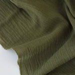 Load image into Gallery viewer, Olive Cotton Double Gauze
