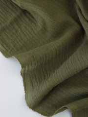 Load image into Gallery viewer, Olive Cotton Double Gauze