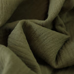 Load image into Gallery viewer, Olive Cotton Double Gauze
