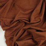 Load image into Gallery viewer, Cognac Heavy Bamboo Spandex | Designer Deadstock

