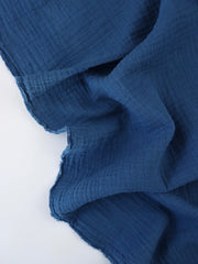 Load image into Gallery viewer, Baltic Blue Cotton Double Gauze
