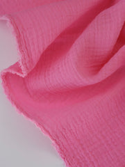 Load image into Gallery viewer, Taffy Pink Cotton Double Gauze