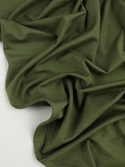 Load image into Gallery viewer, Olive Heavy Bamboo Spandex | Designer Deadstock