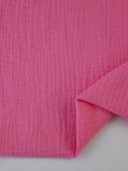 Load image into Gallery viewer, Taffy Pink Cotton Double Gauze