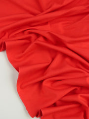 Load image into Gallery viewer, Orange Tomato Heavy Bamboo Spandex | Designer Deadstock