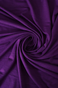 Eggplant Our Favorite Rayon Spandex Jersey