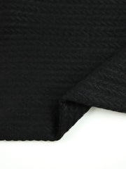 Load image into Gallery viewer, Black Selkirk Cable Jacquard Sweater Knit