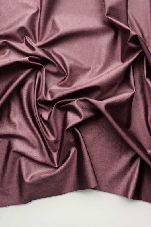 1YD PRECUT; Toasted Mauve Liquid Nylon Spandex Tricot