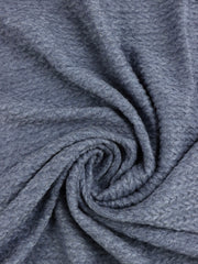 Load image into Gallery viewer, Heathered Denim Selkirk Cable Jacquard Sweater Knit