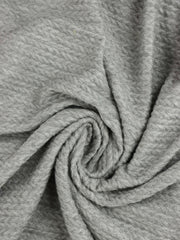 Load image into Gallery viewer, Heather Gray Selkirk Cable Jacquard Sweater Knit