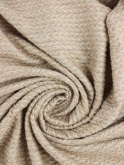 Load image into Gallery viewer, Oatmeal Selkirk Cable Jacquard Sweater Knit