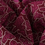 Load image into Gallery viewer, Burgundy Paisley Linen Cotton
