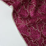 Load image into Gallery viewer, Burgundy Paisley Linen Cotton
