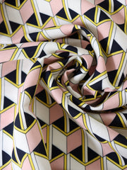 Load image into Gallery viewer, Pink/Yellow/Black Box Illusions Linen Cotton