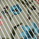 Load image into Gallery viewer, Broken Stripe Floral on Taupe Linen Cotton
