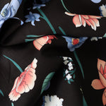 Load image into Gallery viewer, Florist's Choice on Black Linen Cotton
