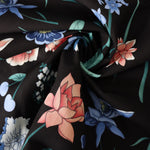 Load image into Gallery viewer, Florist's Choice on Black Linen Cotton
