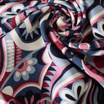 Load image into Gallery viewer, Swirling Floral Linen Cotton

