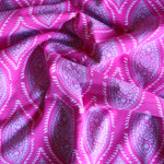 Load image into Gallery viewer, 2YD Boho Floral on Pink Yoga Knit | Kayla's Destash
