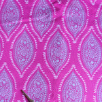 Load image into Gallery viewer, 2YD Boho Floral on Pink Yoga Knit | Kayla's Destash
