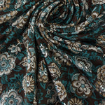 Load image into Gallery viewer, Teal &amp; Mocha Foil Floral ITY
