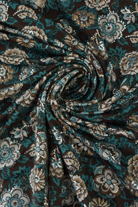 Teal & Mocha Foil Floral ITY