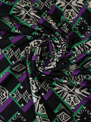 Load image into Gallery viewer, Purple &amp; Green Tribal Art Inspired ITY